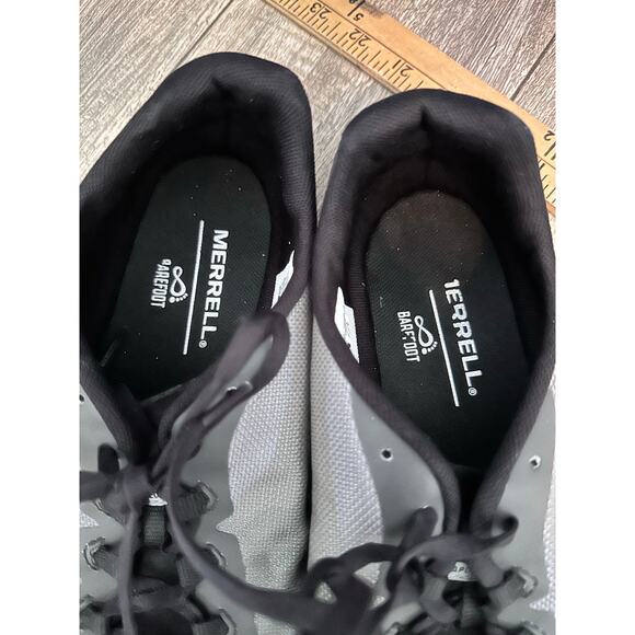 Merrell Men's Gray Vapor Glove 4 Barefoot Trail Running Shoes Size 13 - Picture 4 of 7